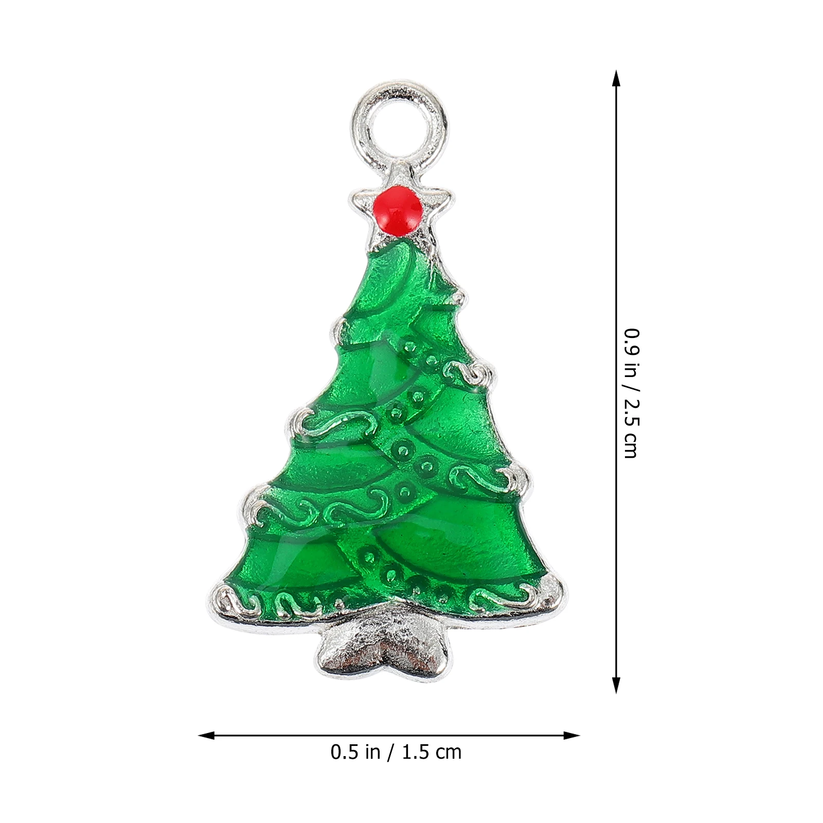 

20Pcs Alloy Charm Pendants Elegant Style DIY Jewelry Decor Christmas Metal Pendant for Necklace Gift Christmas Pendant Charms