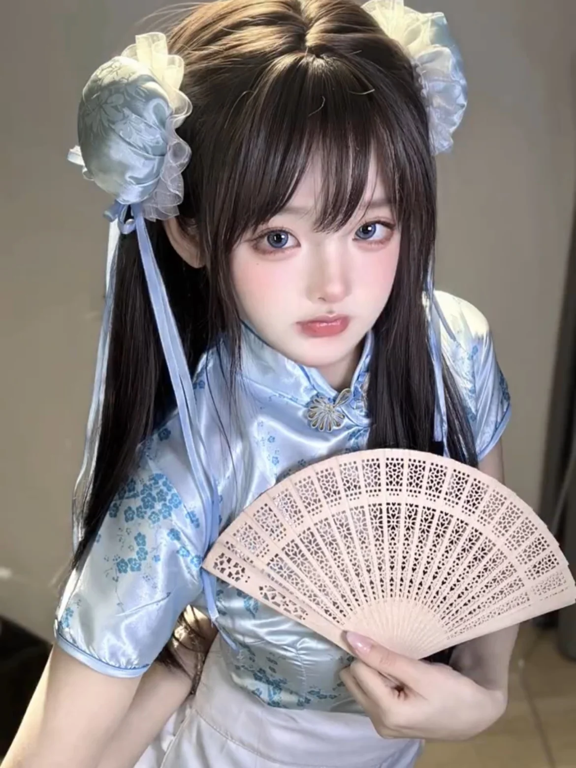 تنورة صينية جديدة من Sle Dr loween Cisas Cosplay orm تنورة خادمة ناعمة للفتيات ملابس يومية #2