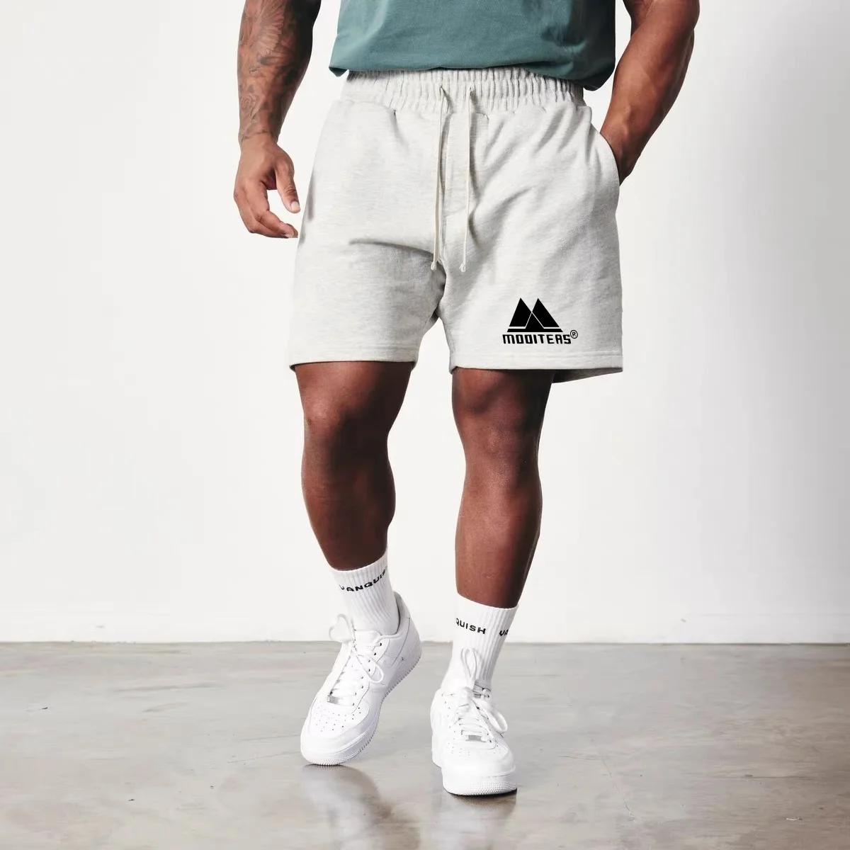 

Новые мужские шорты 2026 года, 5-дюймовые: летние модные повседневные брюки, спортивные свободные шорты прямого кроя, мужские шорты больших размеров