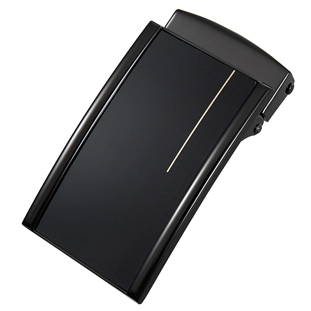 3.3cm Fashionable casual smooth buckle head, alloy buckle, perforated leather head, model LY135-23036