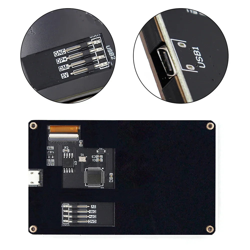 شاشة ثانوية USB مزدوجة 3.5 بوصة IPS لتقوم بها بنفسك شاشة كمبيوتر شاشة ثانوية وحدة المعالجة المركزية GPU RAM HDD أكريليك لـ WINDOWS LINUX Raspberry Pi