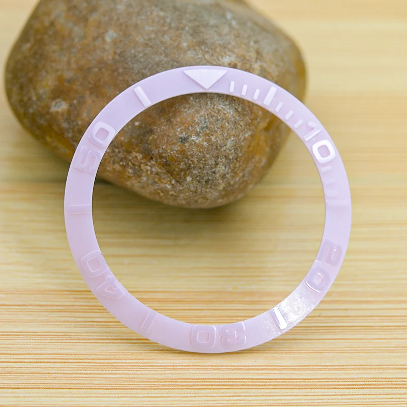 Мод 38 мм * 30,5 мм керамический Наклонный Безель вставка кольцо подходит для Seiko NH35 NH36 часы яхта Master ободок сменные части аксессуары