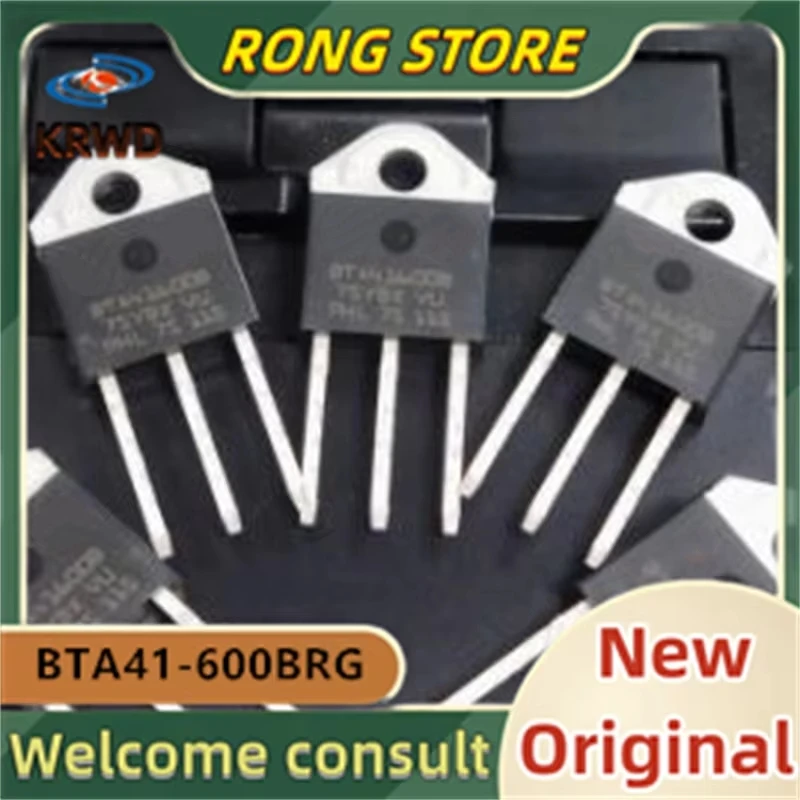 (5PCS) BTA41600B BTA41-600BRG BTA41600BRG BTA41 TO-3P   New and Original Chip IC