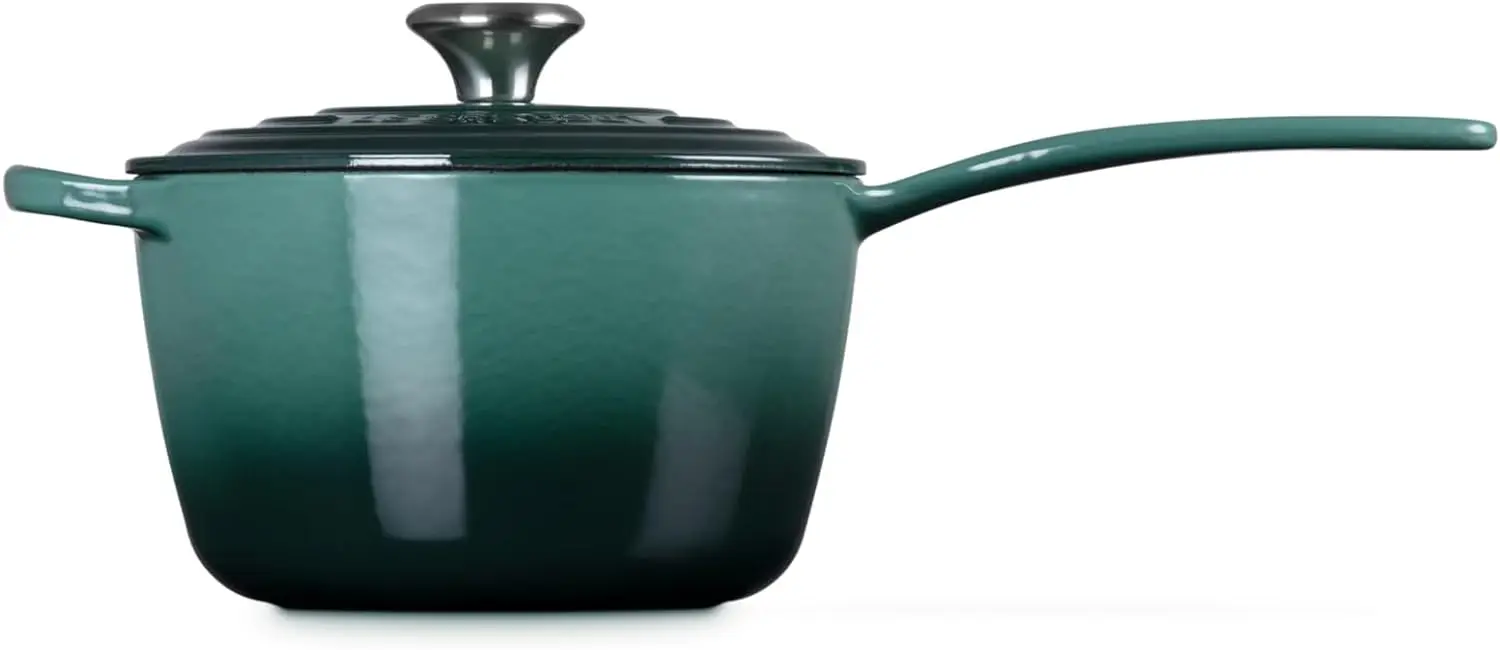 Enameled Cast Iron Signature Saucepan, 2.25 qt., Artichaut