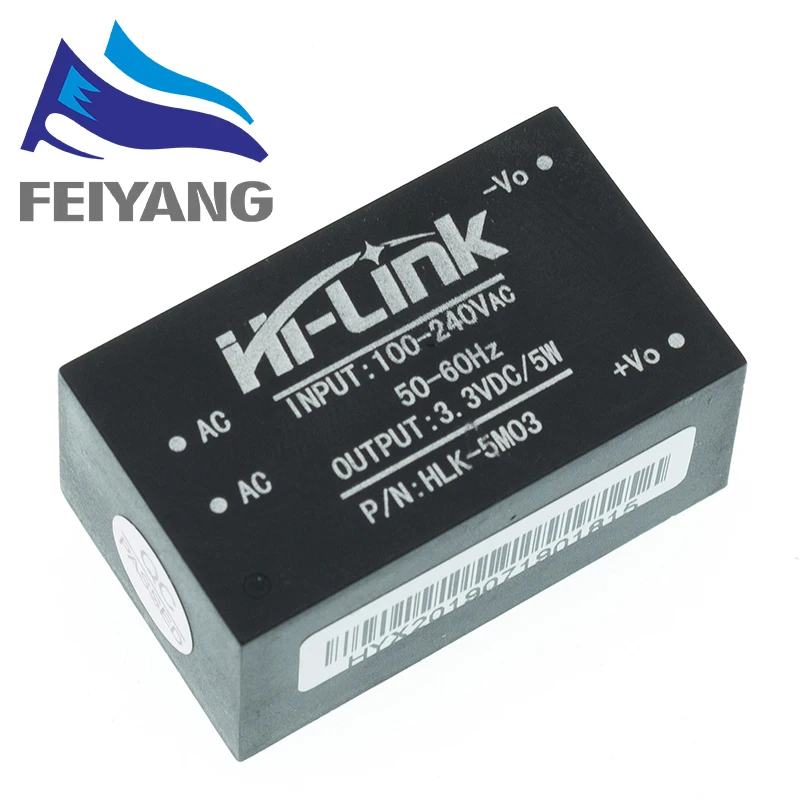 HLK-5M05 HLK-5M03 HLK-5M12 5W AC-DC 220V to 12V/5V/3.3V Buck Step Down Power Supply Module Converter Intelligent