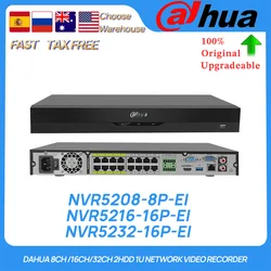 Dahua-aiネットワークビデオレコーダー,顔検出,オリジナル,NVR5208-8P-EI NVR5216-16P-EI NVR5232-16P-E 8ch 16ch 32ch 8 16poe 2hdd 1u