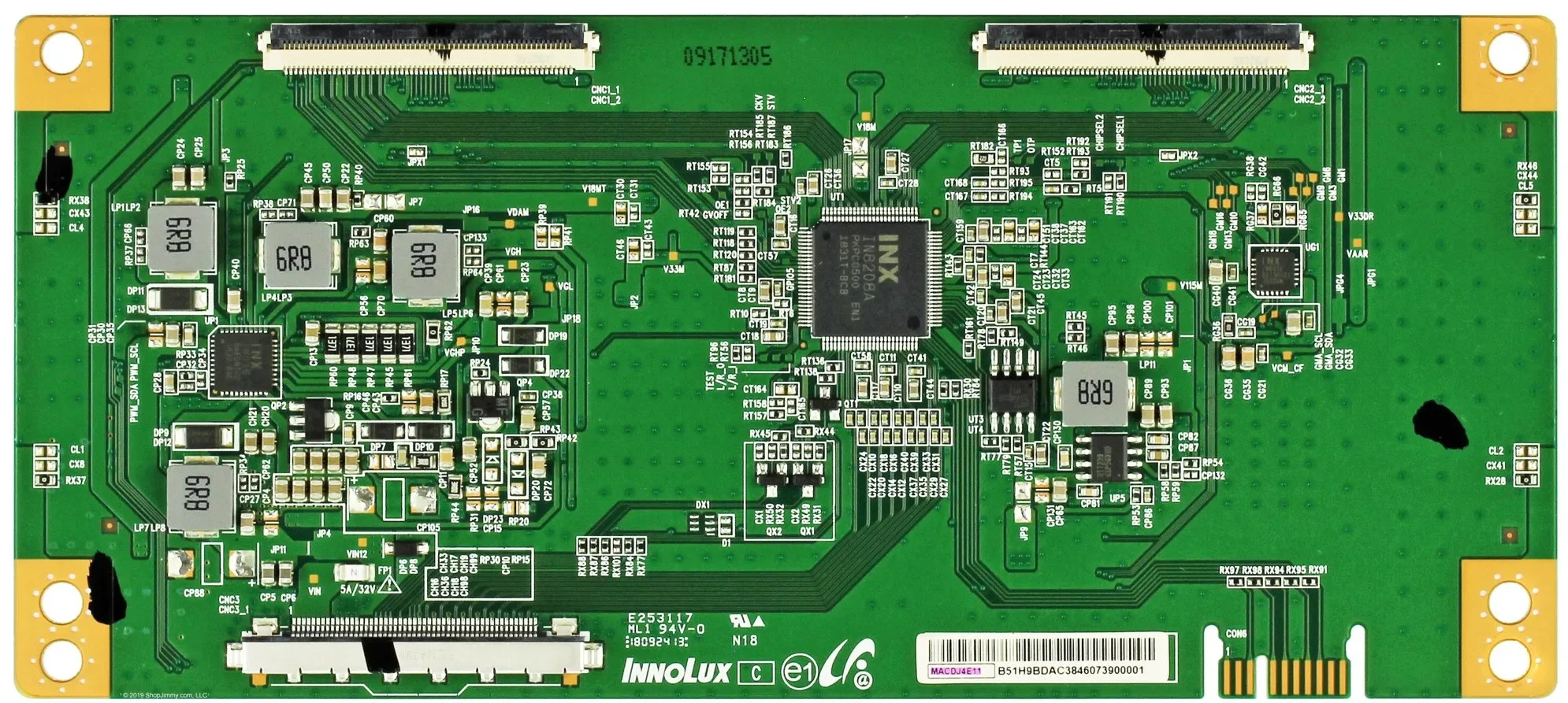 Original MACDJ4E11 E253117 EACDJ6E15 T-CON Logic Board is for LC58Q620U LC-58Q7370U LC-58Q7330U LC-58Q620U 58U7880VT PTV58F80SNS