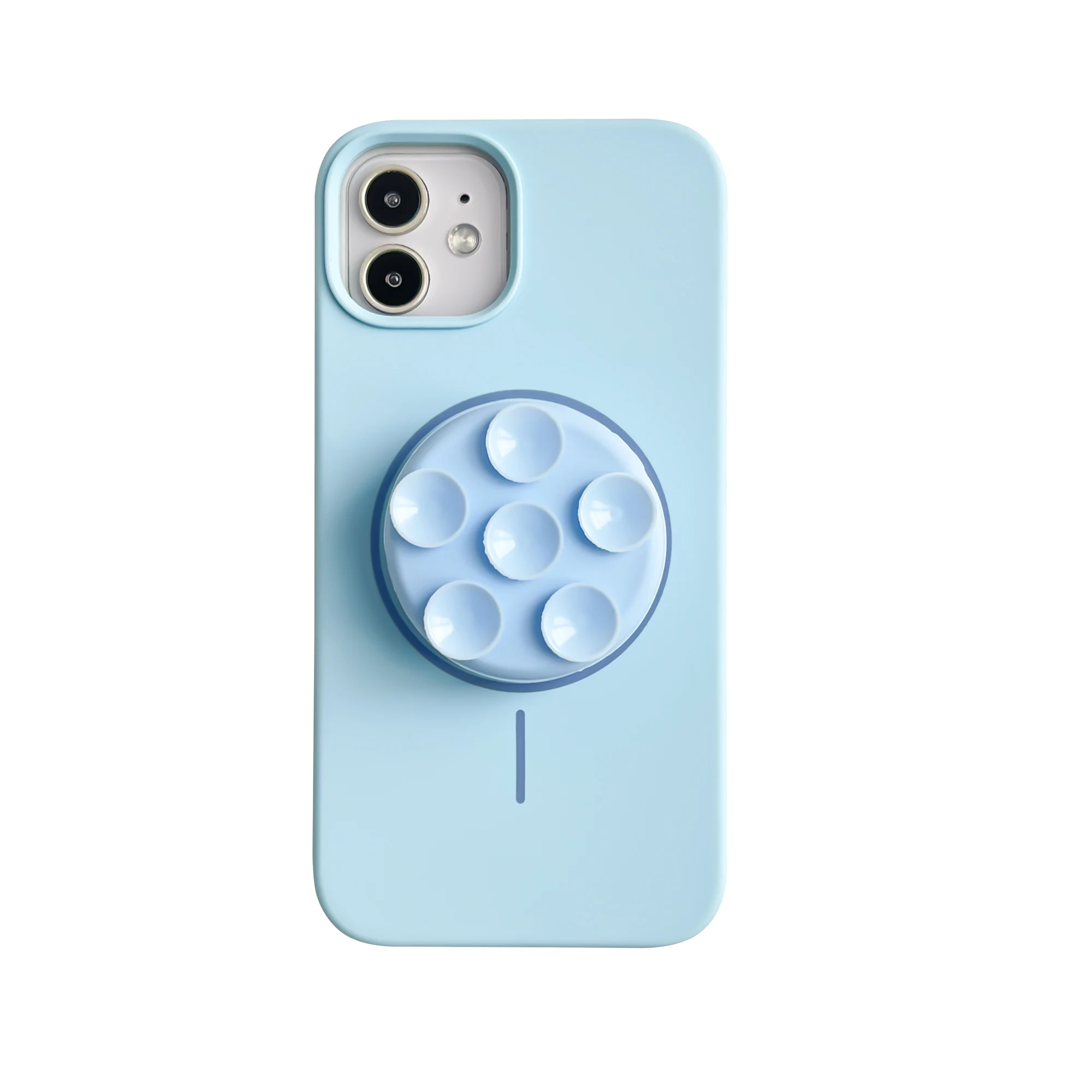 

Korea Trendy Silicone Suction Phone Grip Holder Custom Stand Adhesive Mount Case Universal Portable Lightweight Flexible Soft