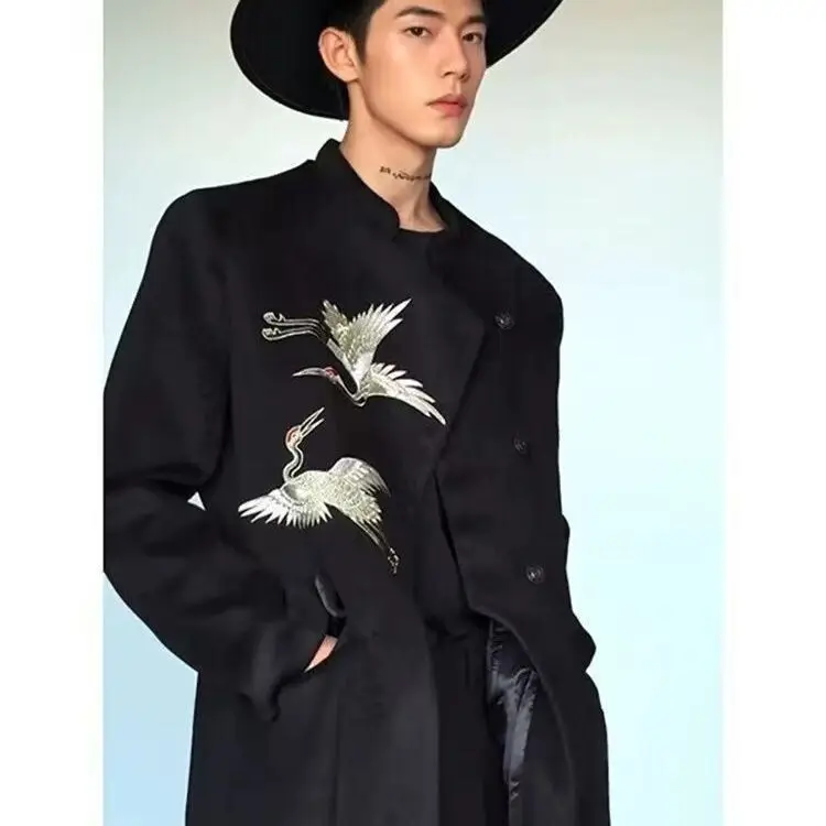 

Мужское зимнее пальто из шерстяной смеси в стиле милитари для военных, армии, флота, ВВС, морской пехоты, пограничной службы, Национальной гвардии, утепленное