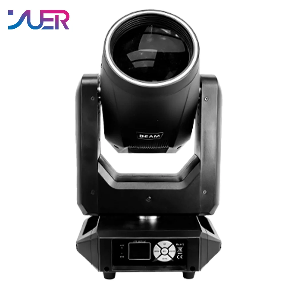 

295W Bulb Beam Moving head light with ring Atomization Rainbow effect 13 Gobos 8+16+24 Prism DMX512 for DJ Disco party bar club
