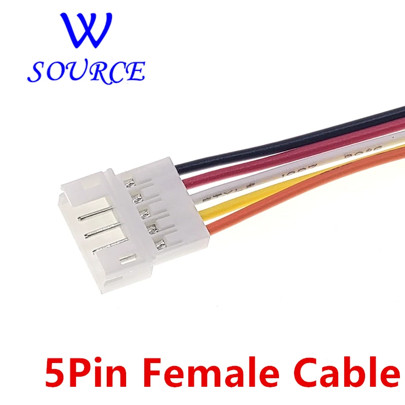 PH2.0 2/3/4/5/6/7/8/9/10/11/12P JST Wire Connectors Pitch 2.0mm 26AWG Micro Female Plug DIY Electrical Cable Adapter 10/20/30CM