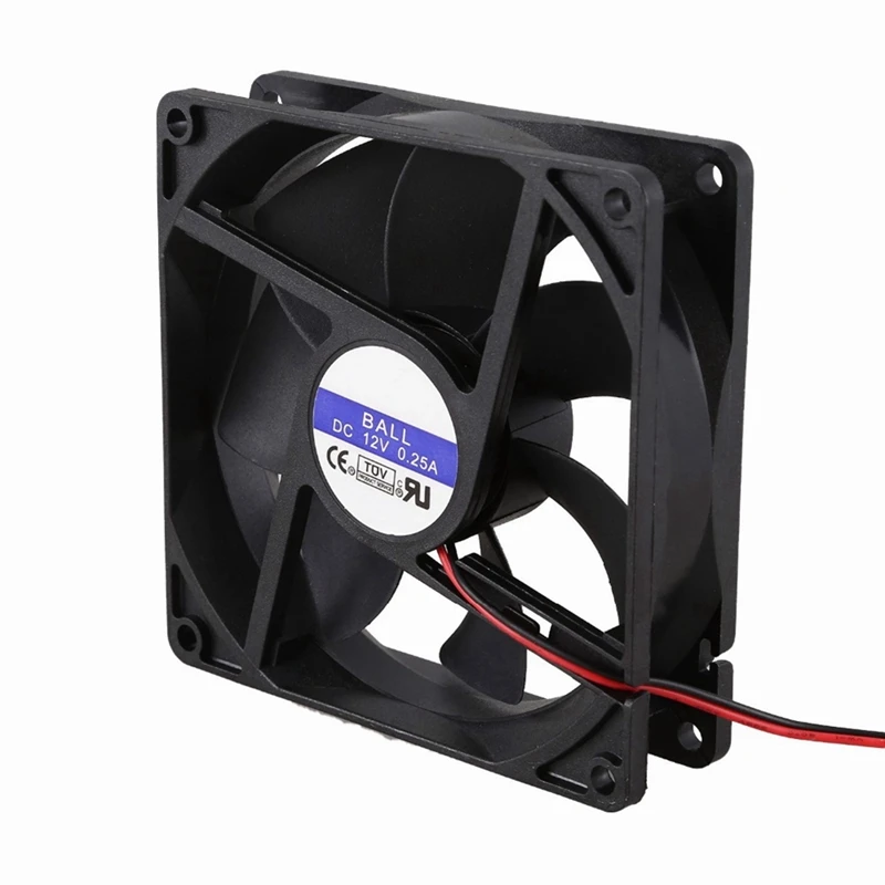 DC 12V 0.25A 4 Pin PC Cooling Fan PC Computer Case Cooling Fan