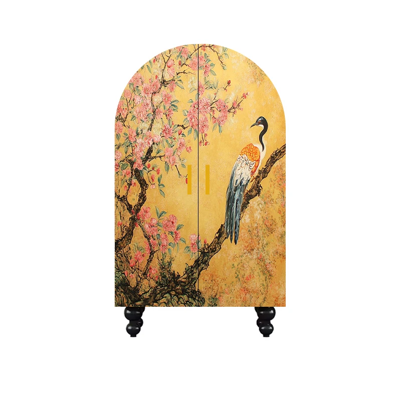 

Cloakroom locker, bedroom door solid wood wardrobe