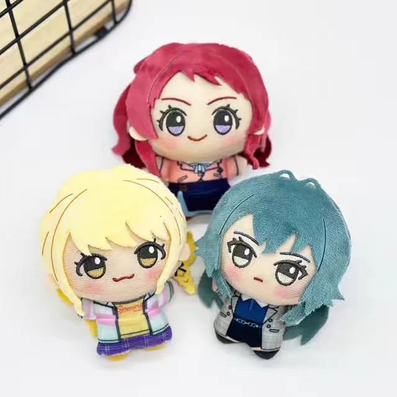 

10cm School Idol Master Plushie Anime Ume Hanami Hiro Shinosawa Plush Doll Toys Pendants Keychain Birthday Xmas Gifts
