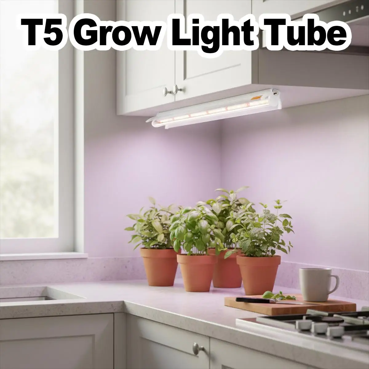 t-5成長灯全分光管高輝度led温室水培養システム野菜花卉苗植物成長照明用