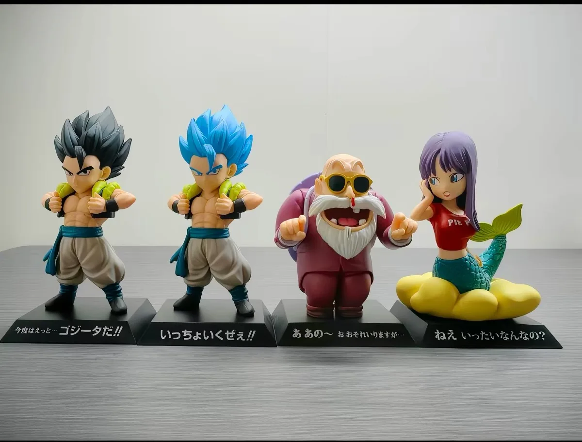Anime DRAGON ARCHIVES Ichibansho Strong Chains Q Figure Gogeta Master Roshi Bulma Mermaid Action FigureModel Toy