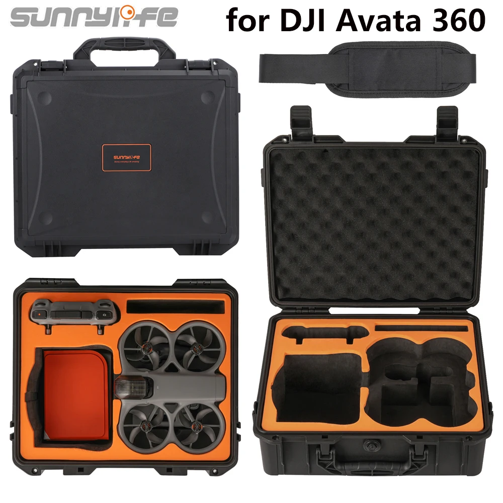 

Sunnylife Storage Bag For DJI Avata 360 Shoulder Safety Carrying Case Waterproof Shock-proof Hard Shell Large Capacity Drone Box