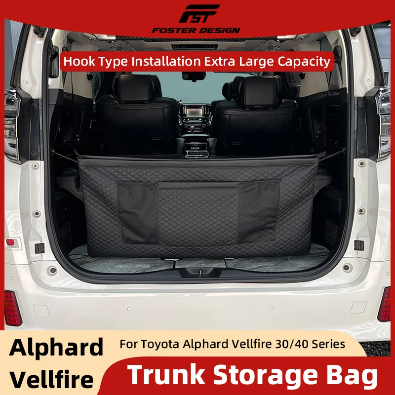 

Сумка-органайзер для багажника автомобиля Toyota Alphard Vellfire 08-25 серий 20/30/40, аксессуары для хранения в багажнике