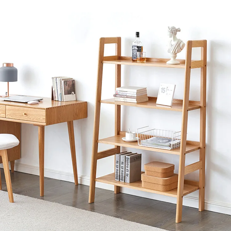 

Customizable Nordic Bookshelf Modern Simple Japanese TV Side Cabinet Living Room Storage Multi-layer Narrow Shelf