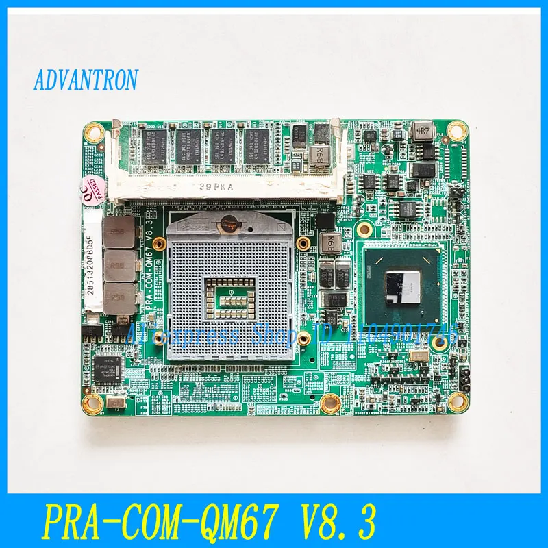 PRA-COM-QM67 V8.3 임베디드 산업용 제어 3.5인치 마더보드에 적합합니다. 재고 있음, 100% 테스트 완료.