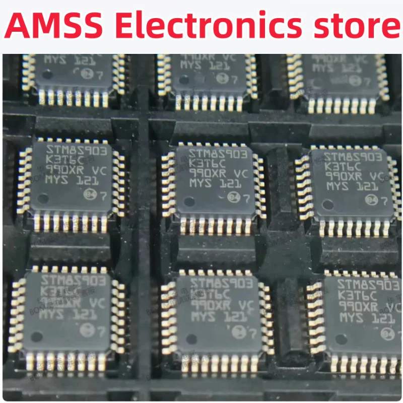 AMSS 5PCs stm8s903k3t6ctr stm8s903k3t6c stm8s903k3t6 stm8s903k3 stm8s903 new STM8 STM8S MCU LQFP-32