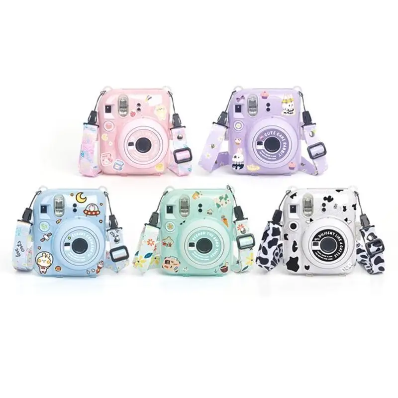 31BA Durable Camera Case with Cartoon Sticker Strap for Mini12 Camera Protectors