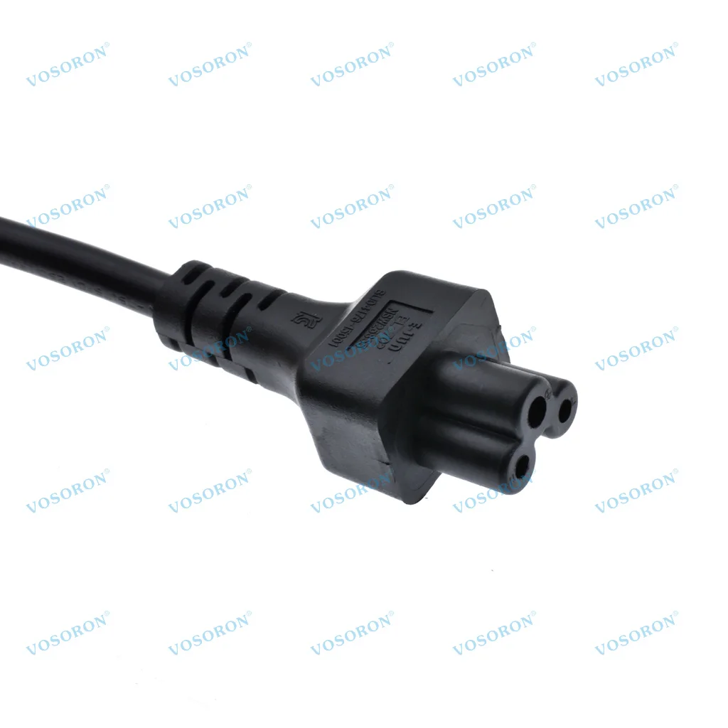 1ft Europese Korte Reis Netsnoer Cee7/7 Mannelijk Naar Iec 320 C5 Vrouw Voor Laptop Notebook, 1ft Schuko Naar C5 Koord