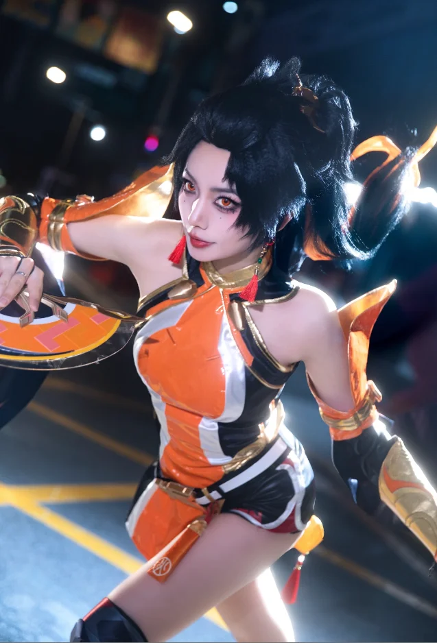

Anran Game Overwatch 2 Cosplay Costume New high-quality leather dress women Halloween party Anran Chinese style cheongsam