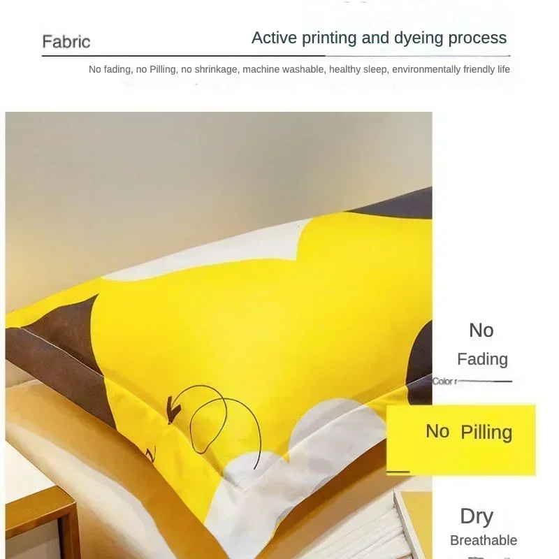 Large Size Couple Body Pillowcase Long Pillow Case Sleeping Cushion Pillow Cover for Dakimakura Bed Sofa 48x150/48x180CM