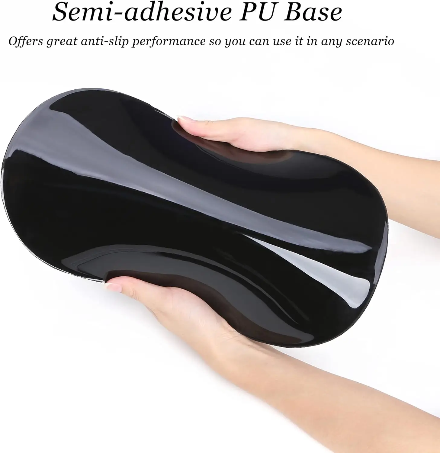 Ergonomische Muismat Polsondersteuning, Pijnstilling Muismat Met Polssteun, Hele Traagschuim Muismat Met Antislip Pu-Basis