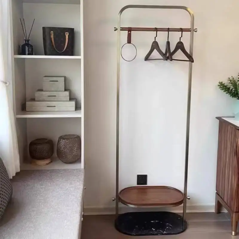 

Minimalist Floor Clothes Racks Drying Boutique Hotel Apartments Clothing Rack Living Room Hotel Perchero De Ropa Room Furniture