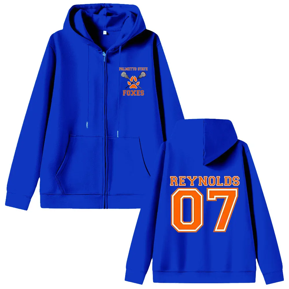 

All for The Game The Foxhole Court Palmetto State Foxes Graphic Zipper Hoodie Men's Women's Fashion Oversized Zip Up Jacket Coat