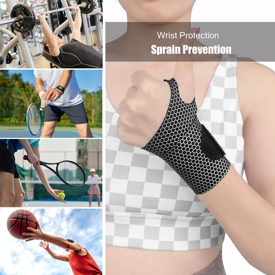 Ultra-thin Comfortable Sports Wristband Suitable For Both Hands Elastic Wristband Increases Wristband Pressure To Prevent Sprain