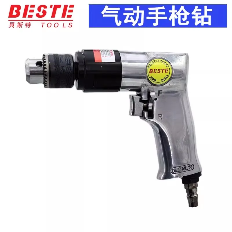 At-4031 Industrial-Grade Air Drill 3/8 Forward and Reverse Pneumatic Gun Drill 10mm Drilling Machine Powerful Air Drill