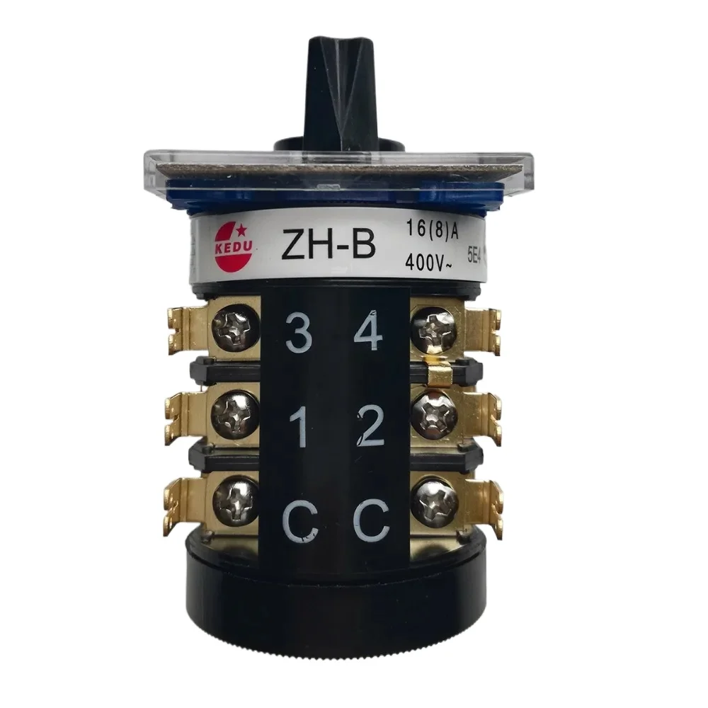 ZH-B 250V-400V 16(8)A Industrial ON-OFF-ON Universal Switches Change-over Switch Permutator for Control Motor Reverse Direct