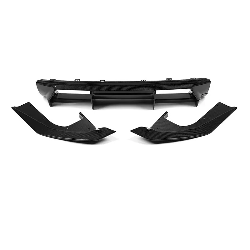 FD Style Dry Carbon Fiber Upgrade Rear Diffuser Lip for BMW G80 G81 M3 G82 G83 M4 Bumper Lip Rear Spoiler Splitter Auto Parts