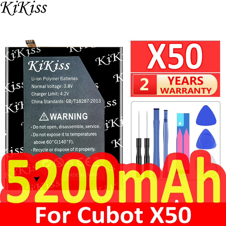 

5200mAh KiKiss Powerful Battery For Cubot X50