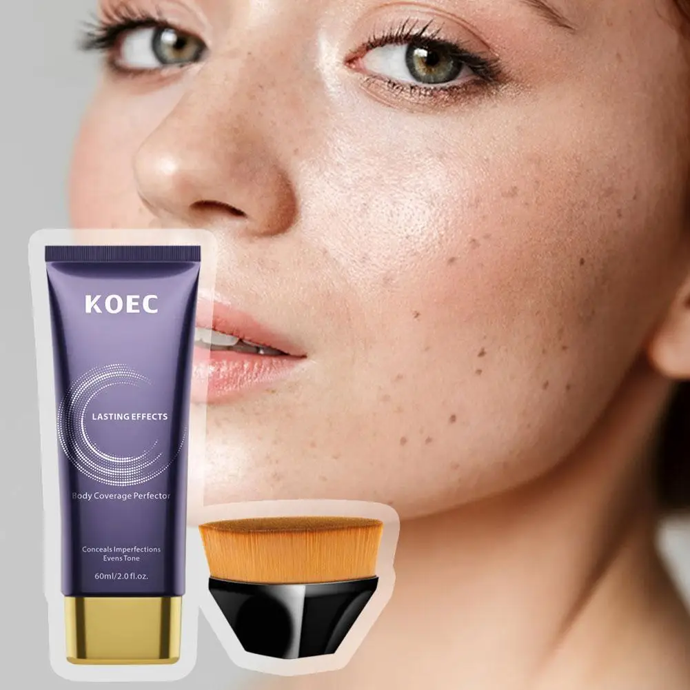 

Tattoo Concealer Full Coverage Covering Tattoo Breathable Long Lasting Waterproof Efficient Concealer With Body Makeup Brush