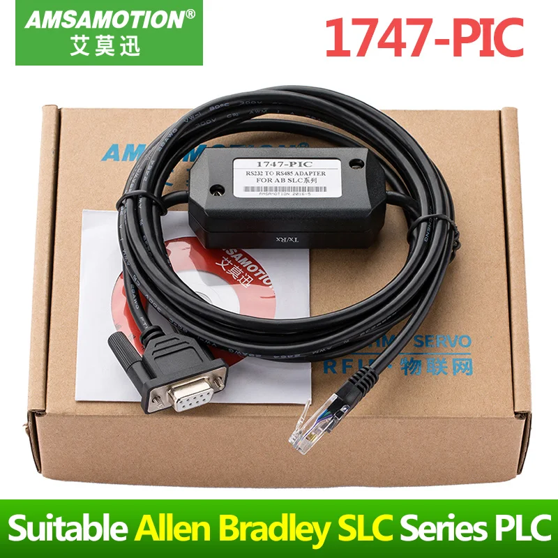 1747-UIC Compatible Allen Bradley SLC Series PLC Download Cable 1747-PIC USB TO RS232/DH-485 Interface Converter USB-1747-PIC