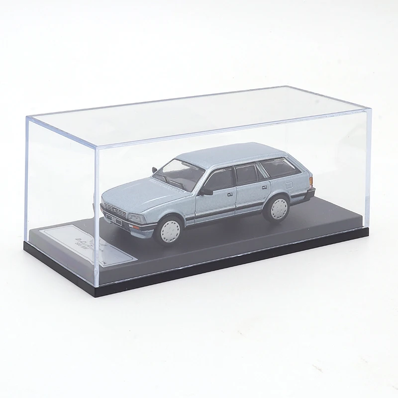 DCT 1:64 Peugeot 505SW(1986) Ice Blue 64 Alloy Simulation Car Model Static Decoration