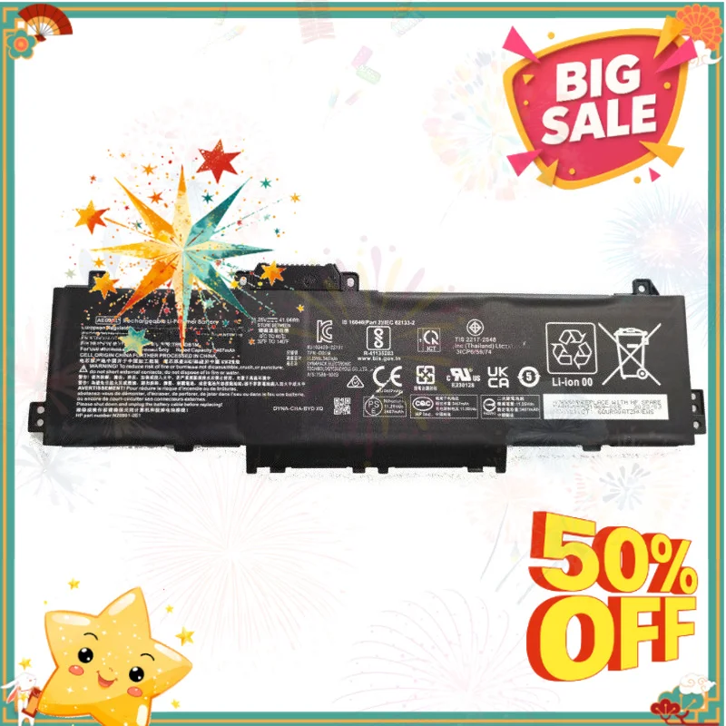 SWZY 11.25V 41.04Wh AE03XL New Laptop Battery for HP 240 G10 14-EE 15-FC HSTNN-AB1B HSTNN-OB3E Bateria 3467mAh Replacement Batte