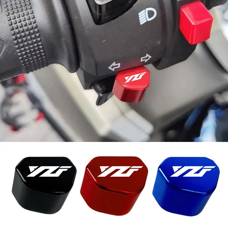 

Для YAMAHA YZF R3 YZF-R3 YZFR3 2015-2021 аксессуары для мотоциклов, кнопка переключения сигнала поворота, колпачок для ключей