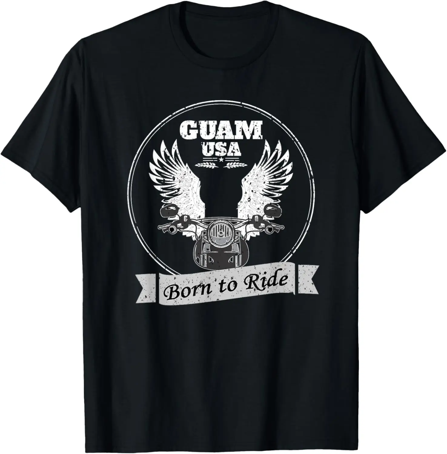

Cool Guam USA Motorcycle Biker T-Shirt Motorcycle