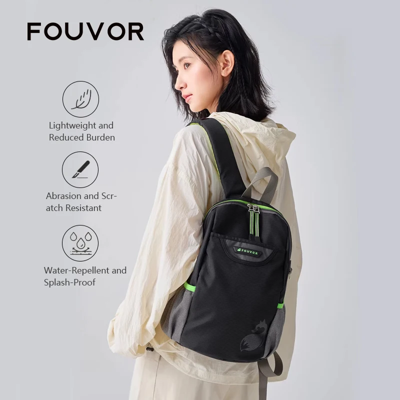 

Fouvor Сверхлегкий портативный рюкзак для женщин большой вместимости для путешествий на открытом воздухе, спорта, пешего туризма, студенческие школьные рюкзаки 2717-08