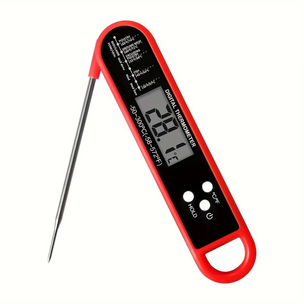 Professional Meat Thermometer Digital Instant Read With High Accuracy Waterproof Backlit For Grill BBQ Oven Kitchen
