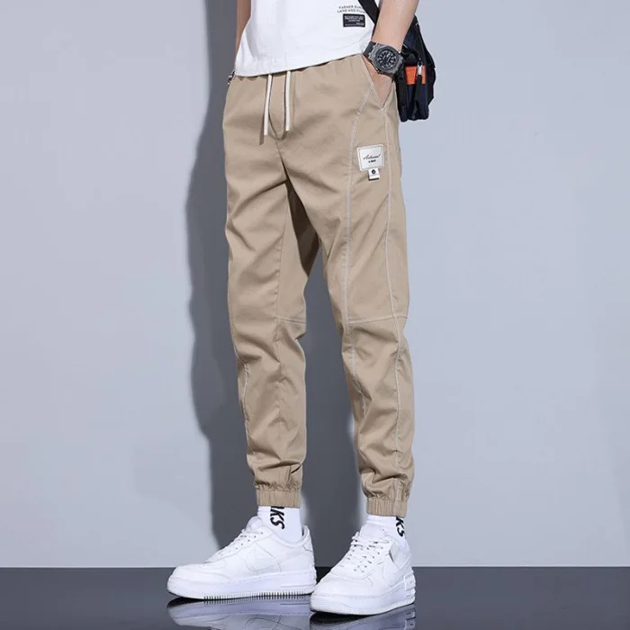 Summer Trendy and Versatile Casual Men's Thin Loose Sports Slim Work Pants