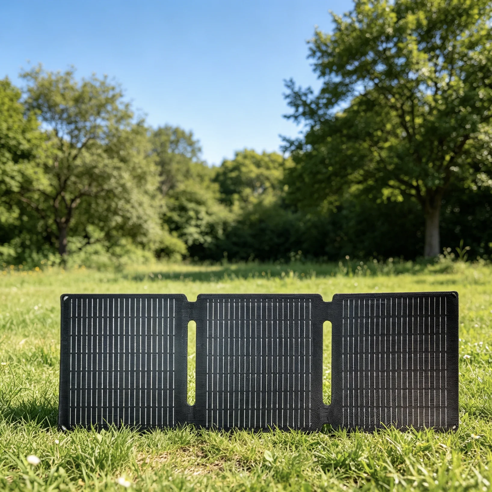 35W 5V Folding Solar Panel with 1 USB Port 1 Type C Port Fast Charging ETFE Solar Panel,Lightweight For Outdoor Use,Phone charge,Camping