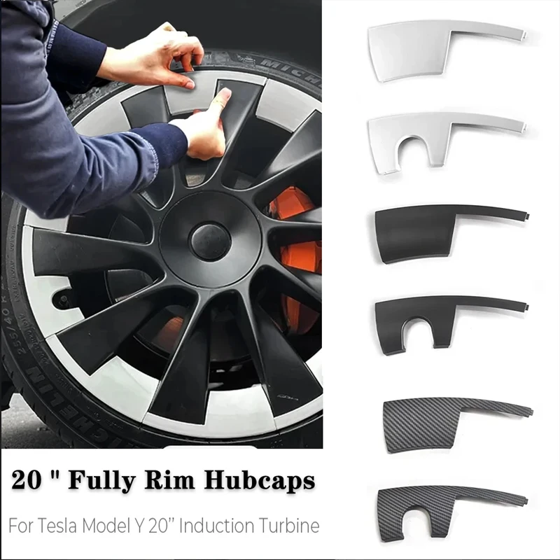 20 inch Hub Cap For Tesla Model Y 2021-2023 Induction UberTurbine Wheel Protectors ABS Tesla Model y Wheel Cover