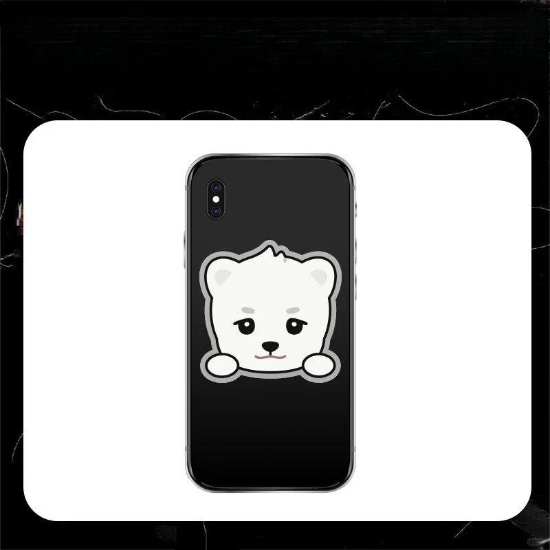 Support de téléphone amusant version Q, dessin animé, mignon, décoration créative amusante, accessoires de coque de téléphone, multi-personnages, entourant exquis