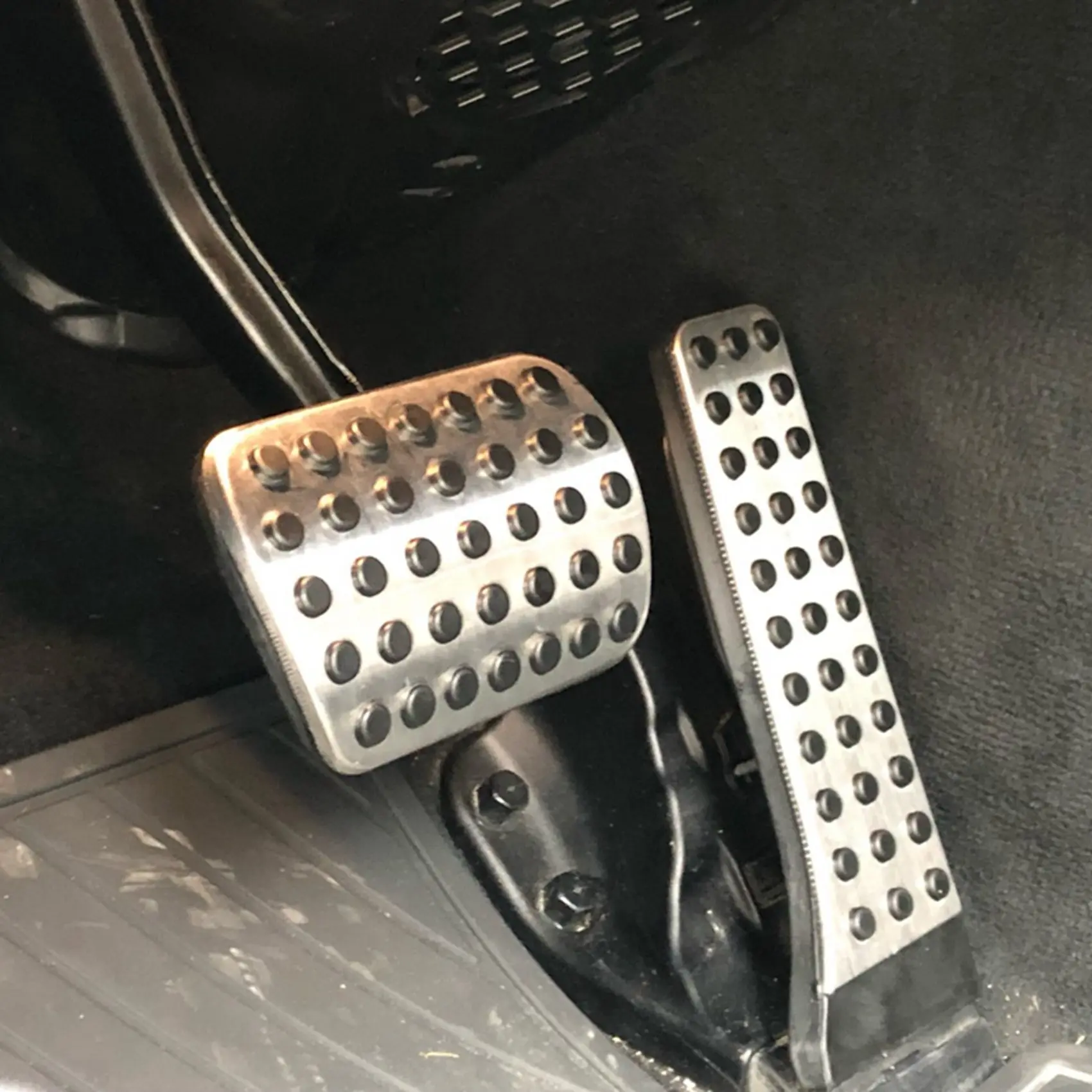 車のアクセルペダル用カバー,フットレストパッド,メルセデスベンツc e s glk slk cls slクラスw203,3個
